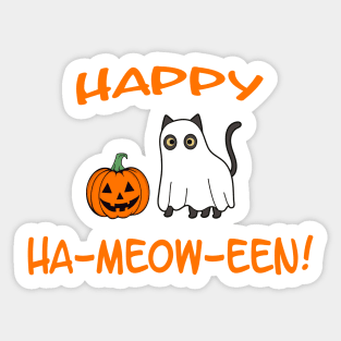 happy meoween Sticker